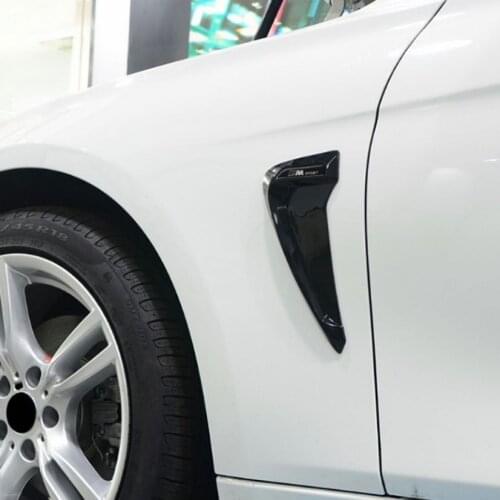 Shark Gills Side Fender Vent Decoration 3D Stickers For BMW E46 F30 E90 E60 F20 F10 E36 E39 E87 E70 G30 performance Car-Styling