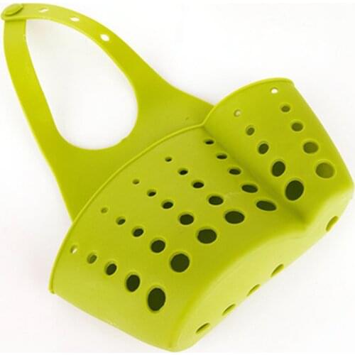 Kitchen Drain Holder Rubber Sponge Storage Rack Basket Wash Cloth Organizer Bathroom Toilet Soap Shelf 21.5x16x5cm LBShipping