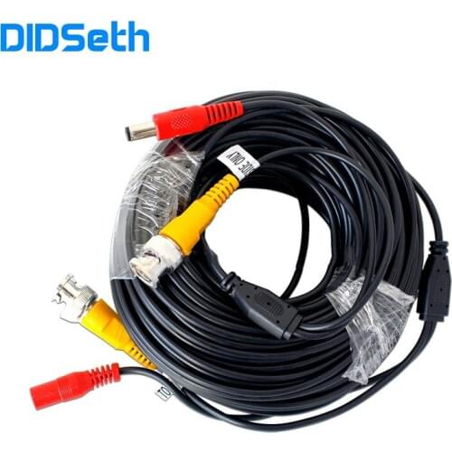 DIDSeth 30M BNC Cable DC Adapter for Surveillance DVR CCTV Camera Accessories BNC Video Power Security Camera System