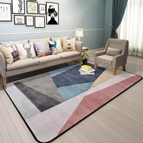 Nordic irregular design carpet European sitting room bedroom sofa tea table household bed sofa soft rug decoration big are rug