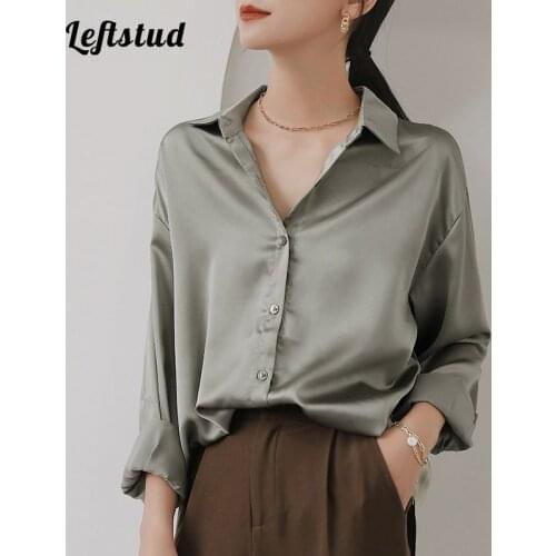 Leftstud Loose Blouses