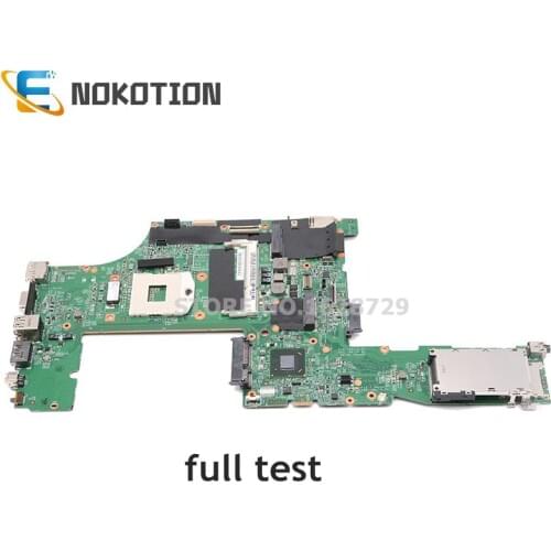NOKOTION for Lenovo ThinkPad T520 Intel Laptop Motherboard 04W2020 48.4KE34.011 Mainboard HM67 UMA DDR3 full test