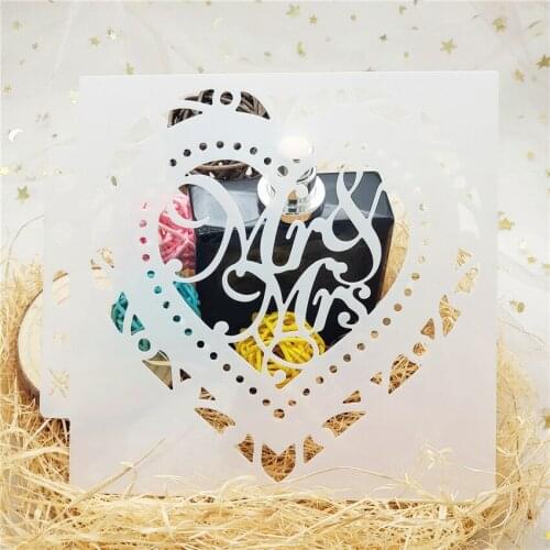 13*14CM Love Text Plastic Mold Shield DIY Cake Scrapbook Stencils Hollow Embellishments Printing Lace Ruler Valentines Day