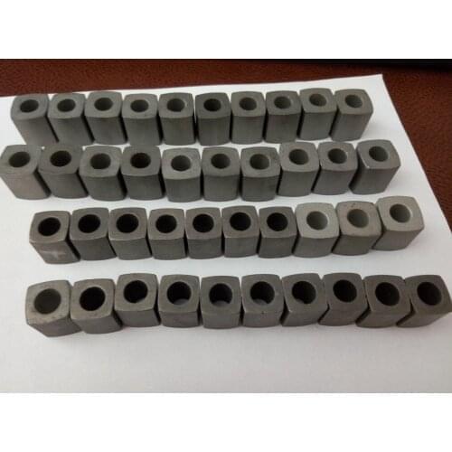 Supply carbide current collectors size of 15*15*16T*ID8 for Chinese molybdenum wire cut machine , power feed contact for HS