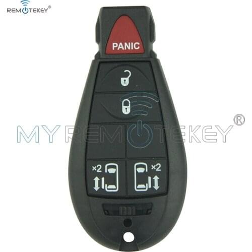 Remtekey #8 M3N5WY783X fobik key Keyless entry remote key fob Fobik for Chrysler Dodge Jeep 4 button with panic M3N5WY783X -2012