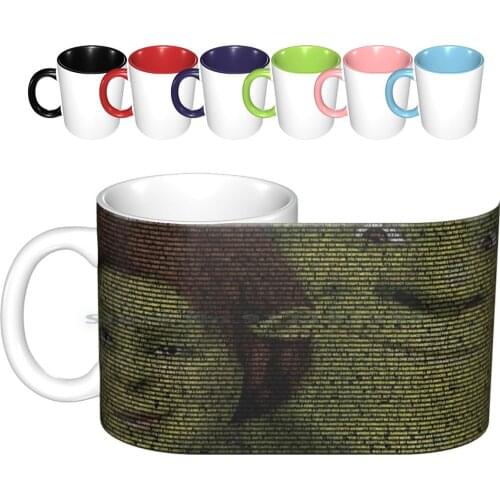 Shrek Forever After / Entire Script With Face Ceramic Mugs Coffee Cups Milk Tea Mug Shrek Shrek Forever After After Forever