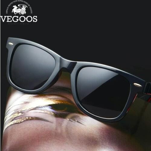 VEGOOS Polarized Sunglasses Men Women Square Classic Vintage UV400 Sun Glasses for Driving Fishing Travling Gafas De Sol #6106