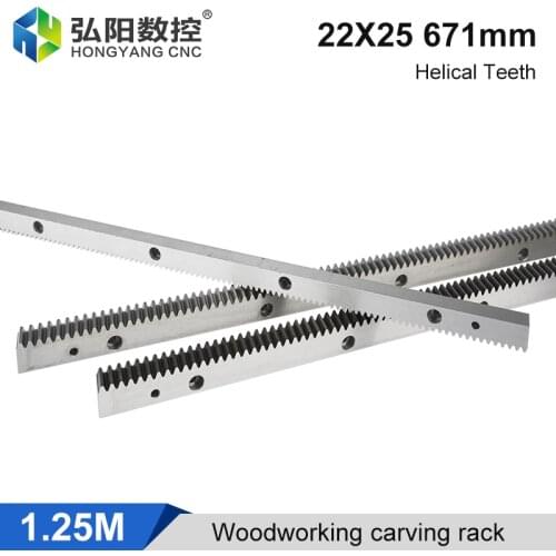 Drive shaft engraving machine straight/helical gear rack 1.25M 1.5M 2M industrial machinery rack cnc metal gear