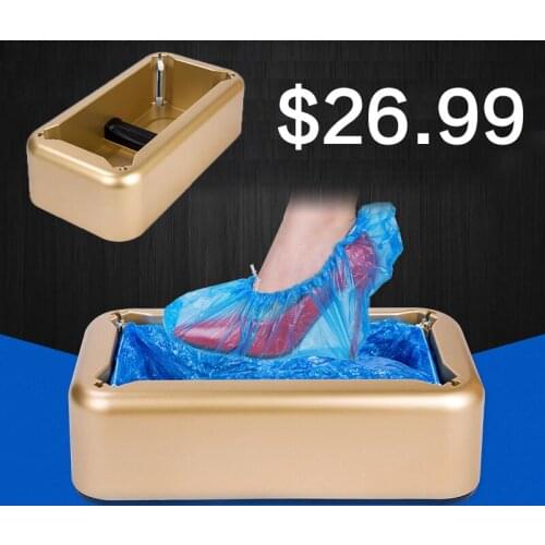 100 pc shoe cover machine indoor office household smart Non-slip machine set One-time Film shoe foot convenient covers machine