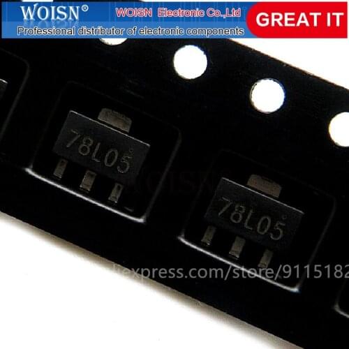 1000PCS 78L05 SOT89 SOT SMD Triode In Stock