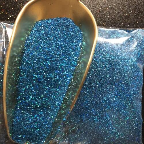 #15 Blue Laser Shinning Pigment Nail Art Glitter Powder Dust Tips for Body Craft Polish Salon 3d Nail Art Decorations B0015