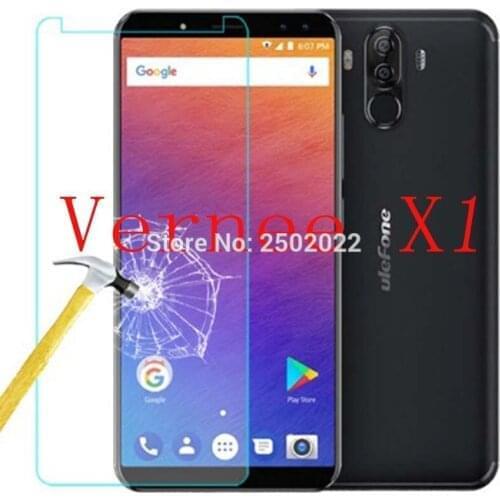5PCS Smartphone 9H Tempered Glass for Vernee X1 Protective Film Screen Protector cover phone for Vernee X Guard