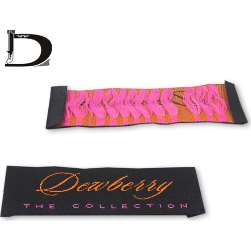 500pcs fabric woven labels for clothing custom private brand washable cloth sewing labels garment tags hair tag labels