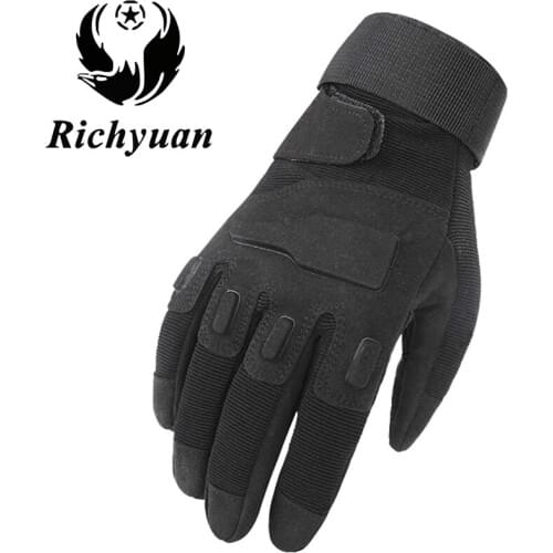 Us Military Tactical Gloves Outdoor Sports Army Full Finger Combat Motocycle Slip-resistant Carbon Fiber Tortoise Shell Gloves
