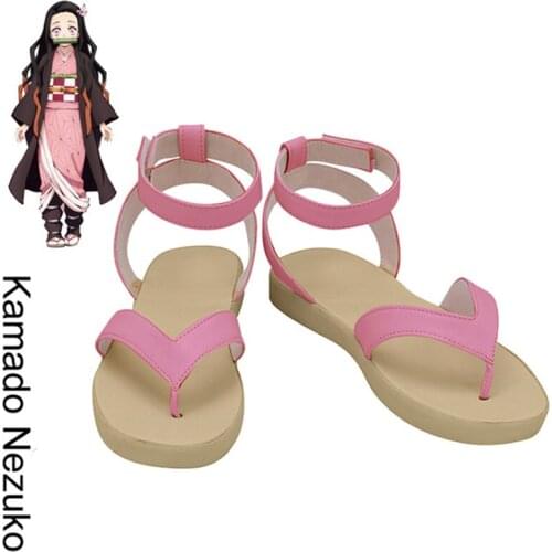 Demon Slayer: Kimetsu no Yaiba Kamado Tanjirou Kamado Nezuko Kanroji Mitsuri Rengoku Kyoujurou shoes Iguro Obanai cosplay Boots