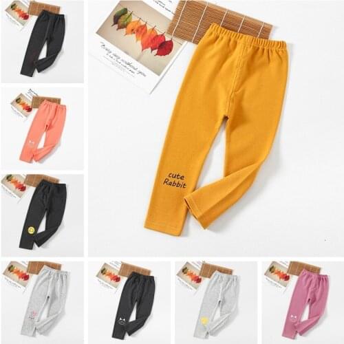 Kids Skinny Pants For Girl Toddler Bottom Trousers Cotton Leisure Small Girls Long Pant Autumn Leggings For Girls 1-6