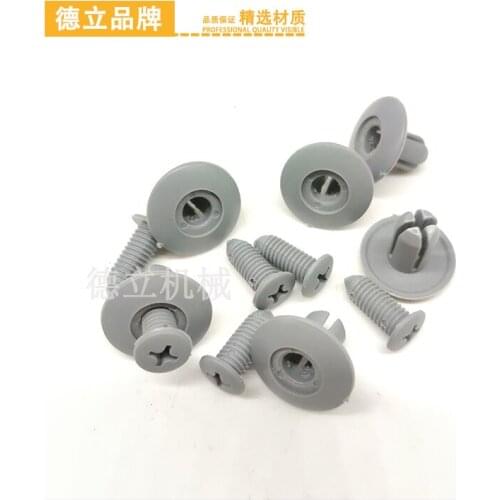 For Komatsu PC Kobelco SK HITACHI CAT Excavator Universal cab decoration plate small screw buckle Excavator accessories