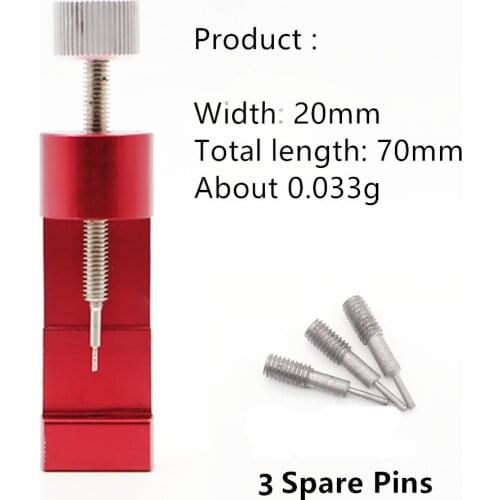 Watch Band Remover Adjust Repair Tool with 3 Spare Pins Professional Watch Repair tool Adjust length