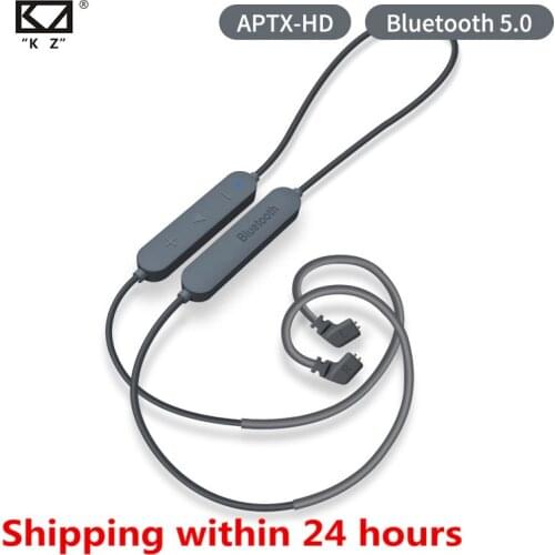 KZ Bluetooth 5.0 Earphone Aptx HD QCC3034 Module headset Upgrade Cable Applies Headphone KZ AS10 ZST ES4 ZSN ZS10 AS16 ZSX C12