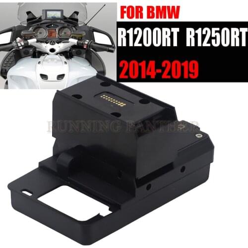 Motorcycle USB Charging Mobile Phone Navigation Bracket for BMW R1200RT R1250RT 2014-2019