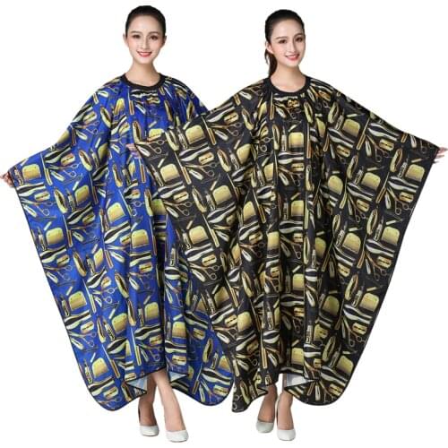 Salon Professional Haircut Cape Adult Fashion Pattern Hair Dyeing Cutting Perming Styling Hairdresser Hairdressing Barber Apron