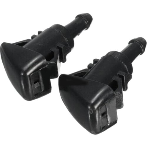 Washer Windshield nozzles Spray Black Exterior Replacement Front Wiper