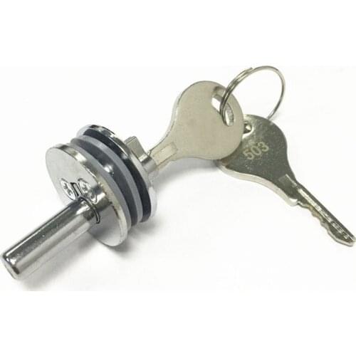 Glass Lock Showcase Display Case Cabinet Sliding Glass Push Door Locks For 5-9mm Glass Furniture Hardware