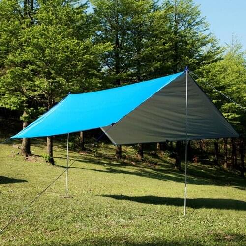 Outdoor Folding Canopy Sun Shelter Beach Waterproof Sand Mat Sun Shade Sail Canopy UV Block Picnic Camping Shelter