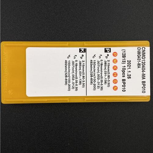 CNMG120404-MA BP010 CNMG431-MA Carbide Insert Lndexable Lathe 10pcs
