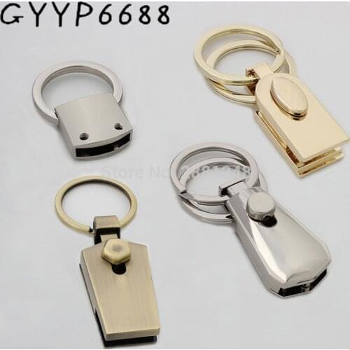 2-30pcs High quality T-shape Key Fob With 23mm Split Key Rings,Key Fob Hardware keychain accessories key