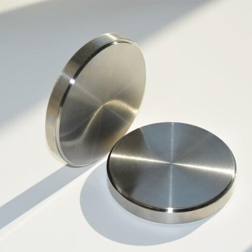 2 PCS CAD CAM Milling Material OD98x10/12/14/16mm Dental Titanium Blocks Grade 2/5 Dental Titanium Disc for Crowns & Bridges