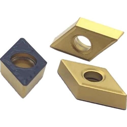 20PCS DCMT070204 PM 4225 DCMT2(1.5)1 Internal Turning Tool Cermet Grade Carbide Inserts Lathe Cutter Tools Turning Tool Inserts