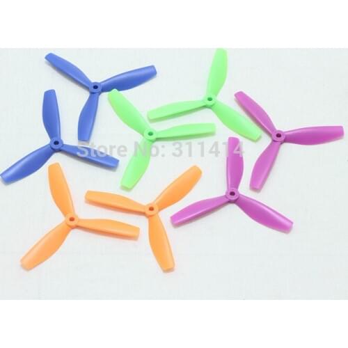 4 Pairs/8pcs 5045 3 Blade Bullnose Propellers 3-Blade Prop CW/CCW For FPV DIY Mini Racing Drone QAV250 Promotion