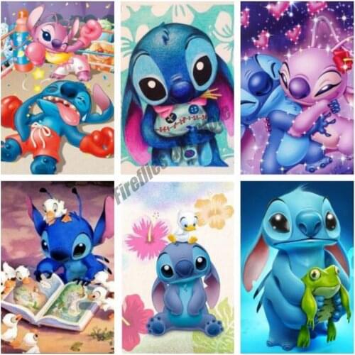 Diamond Painting Disney "Cartoon Animals" Embroidery Full Square/Round Drill Cross Stitch Kits Mosaic Rhinestone Home Decor Gift