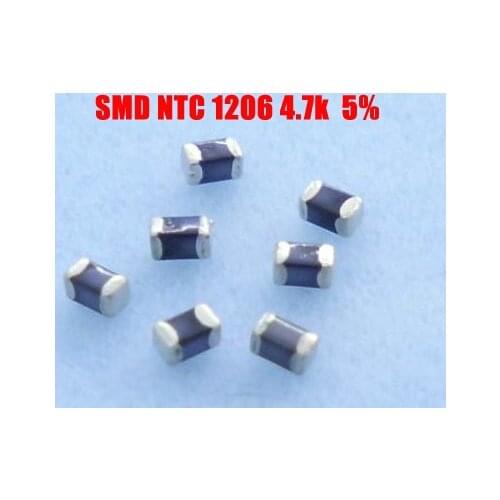 Free shipping 4000pcs/lot B3950 SMD thermistor ntc 1206 4.7K 5% ntc temperature sensor 4.7K NTC 3950
