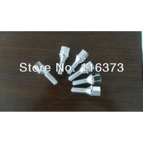 10pc Extended Lug Bolts 12x1.5 27mm Shank 12mm x 1.5 Conical Cone Seat 54mm Overall 17mm Hex