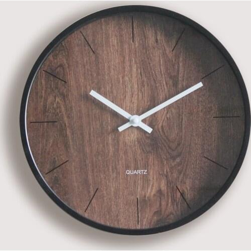 Wooden Vintage Wall Clock Retro Antique Round Simple Wall Watches Silent Kitchen Horloge MuraleHome Decoration Gift Ideas ZB5WC