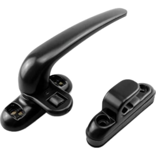 Door and Window Handle Lock Casement Window Lock Wheel Handle Black