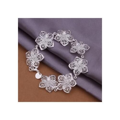 H317 free shipping bracelet, free shipping fashion jewelry /bciajtpa aywajqda silver color
