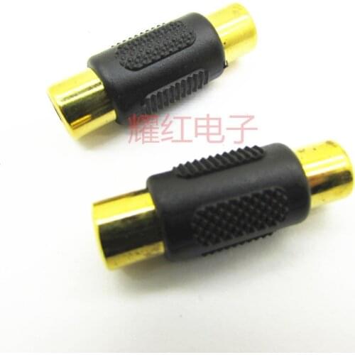Connector 5PCS The Best Gold-plated RCA Transfer Head Lotus The Mother Turn Lotus Mother Lotus Double Pass RCA Kk