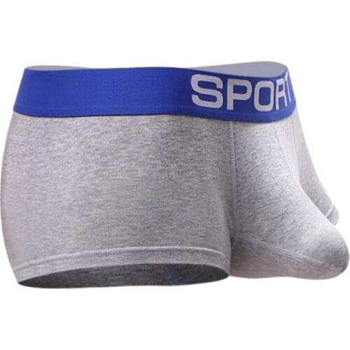2020 new arrival mens cotton big jockstrap pouch sexy boxer sport underwear