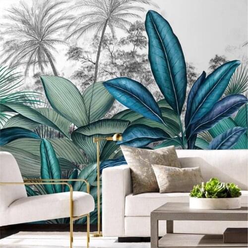 Beibehang custom American Country Wallpaper bedroom Flower Bird Mural wallpapers living room decoration Southeast Asia Landscape