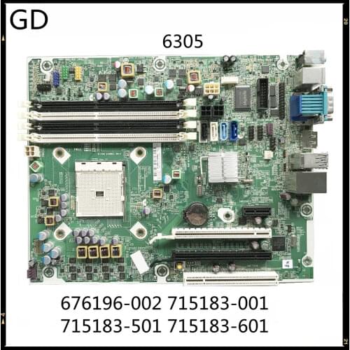 GD Original For HP Pro 6305 SFF Desktop Motherboard DDR3 676196-002 715183-001 715183-501 715183-601 A75 FM2 Full Tested