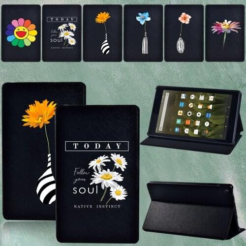 For Amazon Fire HD 8 Plus/Fire 7 5th 7th 9th/HD8 6th 7th 8th 10th/HD10 5th 7th 9th Tablet Dust-proof Protective Cove + Pen