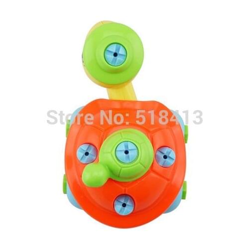 Nut portfolio disassembling toys toy Cartoon Tortoise Nut Portfolio Disassembling Toys Assembled Removable Educational