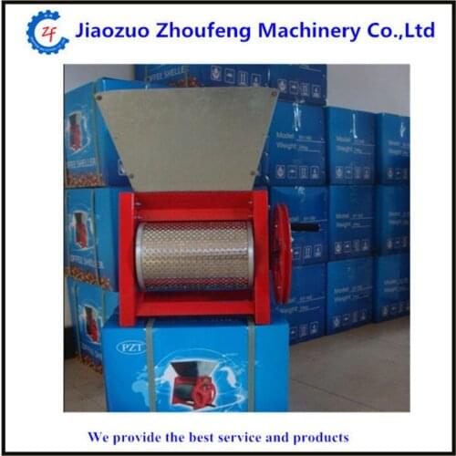 Manual hand operate fresh coffee bean pulper huller peeling peeler sheller machine price ZF