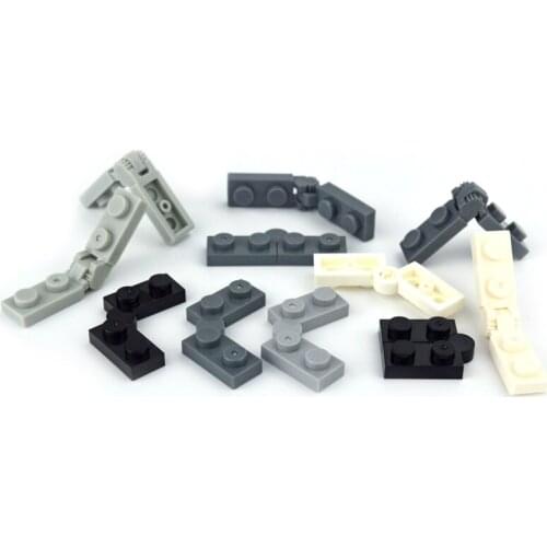 30pcs MOC Technic accessories Building Blocks 44302 44301 2429 2430 Changeover Catch Hinge brick DIY Tech Parts Creative 6134