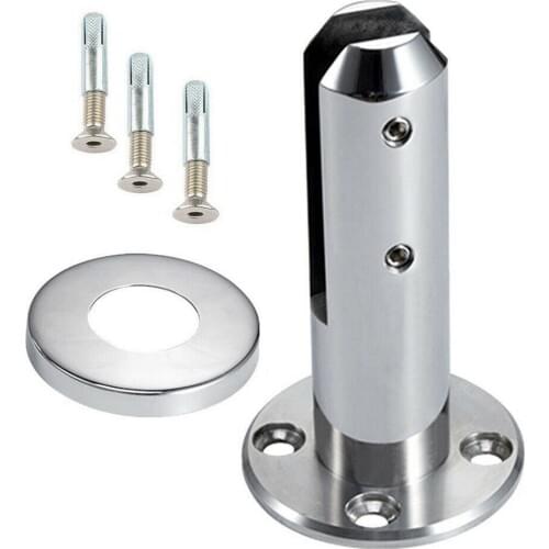 Spigots Stairs Swimming Pool Spigot Glass Balustrade Railing Balcony Home Garden Bathroom Fence Railing Clip Stainless Steel