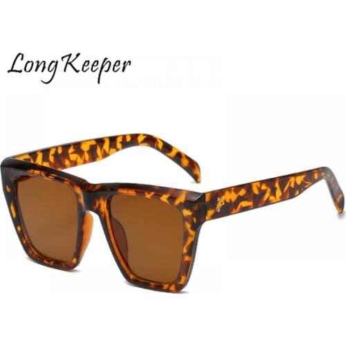 Square Oversized Women Sunglasses Fashion Large Frame Sunglasses Female Shade Men Flat Top Driving Decorative Glasses Oculos Uv