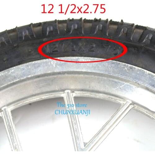 Package post Mini off-road motorcycle parts Leah small off-road vehicle front and rear wheel assembly 12 1/2X2.75 wheel tyre